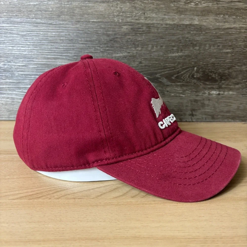 Cape Cod Hat Cap Strap Back Red White Logo Adjustable